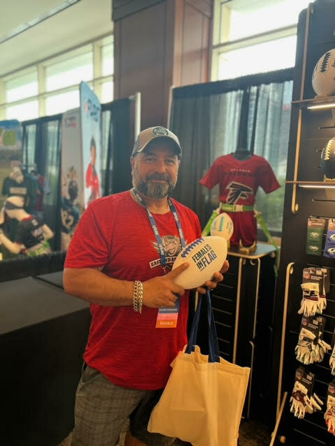 Last month, Adlah attended the annual NFL Flag Football summit in Atlanta, Ga., a four-day conference, hoping to network and connect with other league organizers.